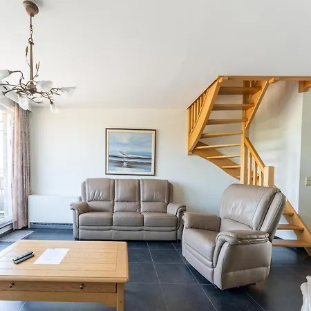 아파트 Bright Coastal In Bredene, Cleaning Included *