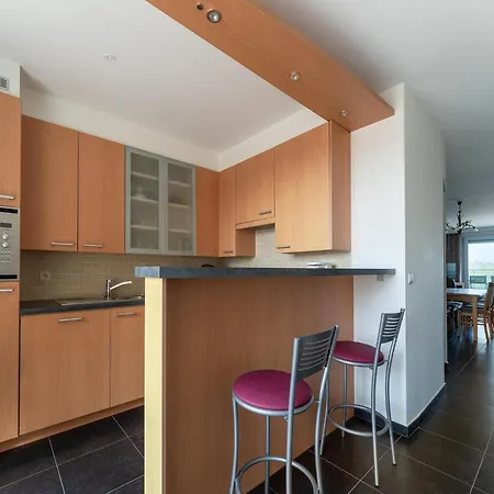 아파트 Bright Coastal In Bredene, Cleaning Included 브레데네