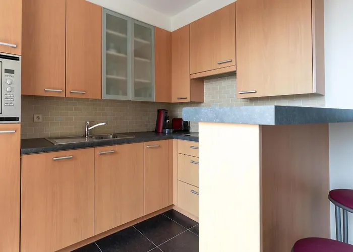 Bright Coastal In Bredene, Cleaning Included Apartment