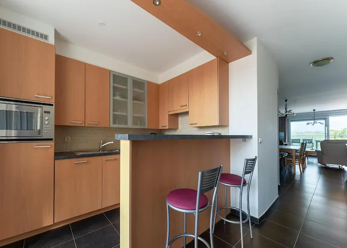 Apartment Bright Coastal In Bredene, Cleaning Included Bredene